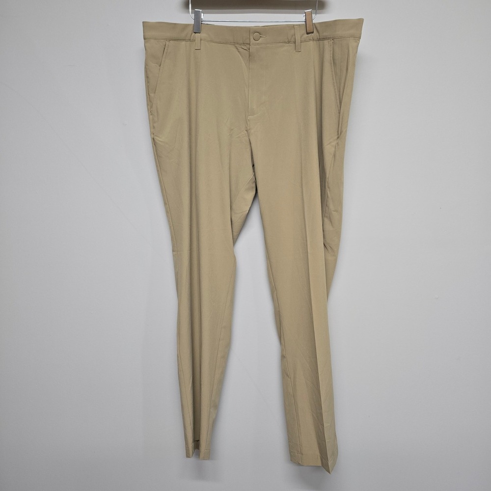 Adidas Ultimate365 Tapered Leg Pants Mens 40x32 Tan Golf Trousers